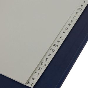 Produktbild für Register Böttcher-AG Premium, A4-halbe Höhe, A-Z
