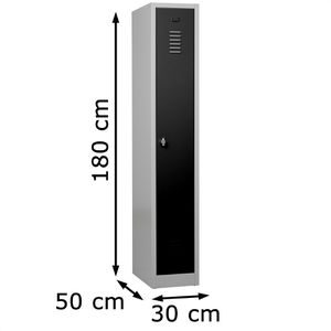 Produktbild für Spind G-Office WRC/1.1830, anthrazit