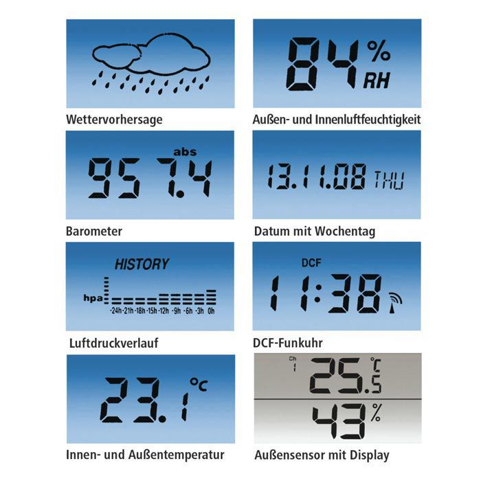 wetterstation hama ews 800 funk