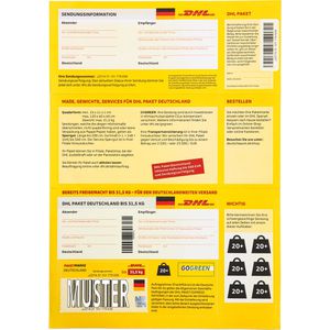 Produktbild für Paketmarke DeutschePost national, bis 31,5kg