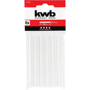 Heißklebesticks kwb 539006, transparent