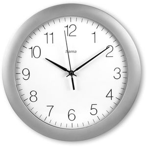 Produktbild für Wanduhr Hama Teneriffa, Kunststoff, analog, Funkuhr