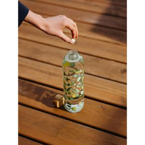 Produktbild für Trinkflasche waterdrop Clean, mit Neoprenhülle