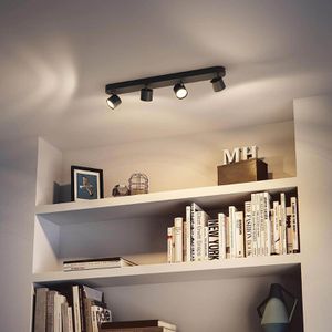 Produktbild für Deckenstrahler Philips Star, schwarz mit LED