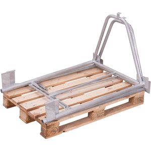 Produktbild für Palettenaufsatz VARIOfit Typ 65K vpa-080.301, verzinkter Stahl