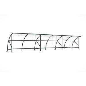 Fahrradunterstand WSM Bamberg B 1/12, anthrazit, aus Metall