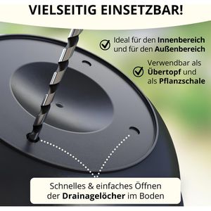 Produktbild für Pflanztopf Plastard Milano, 12 Liter