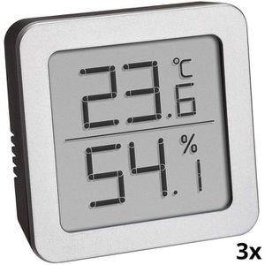 4 Stücke LCD Digital Thermometer Hygrometer