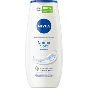 Nivea Duschgel Pflegedusche Creme Soft und Mandelöl, für Frauen, pH-hautneutral, 250ml