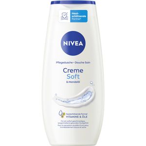 Produktbild für Duschgel Nivea Pflegedusche Creme Soft &amp; Mandelöl