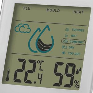 Produktbild für Thermo-Hygrometer Miraval 4-MV1823-1, Schimmelwarner, digital