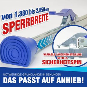 Produktbild für Rundsperrbalken NTG LS8584, Klemmbalken, Aluminium