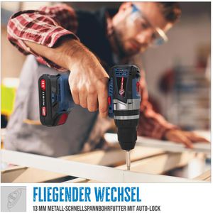 Produktbild für Akku-Schlagbohrschrauber Güde BSB 18-0 BL, 58445