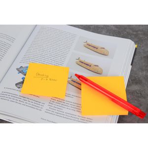 Produktbild für Haftnotizen Q-Connect KF10517, neonorange