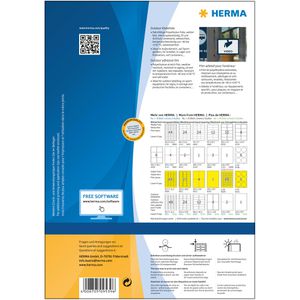 Produktbild für Folienetiketten Herma 9539 Outdoor, weiß matt