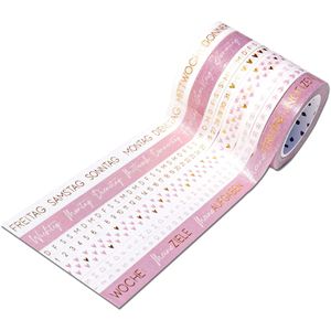 Produktbild für Washi-Tape Papierdrachen Bullet Journal, rosa