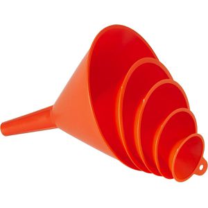 Trichter Pressol 02360954, orange, 5-teiliges Set