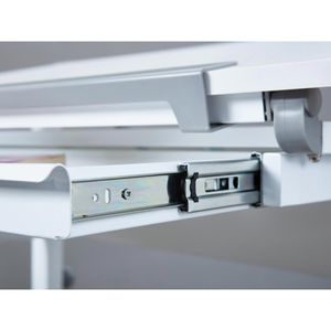 Produktbild für Kinderschreibtisch Inter-Link Studare, aus Holz / Metall, weiß