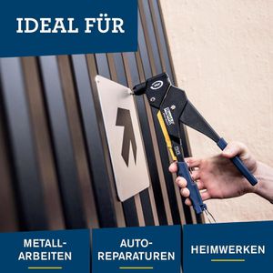 Produktbild für Blindnietzange Rapid RP60 Multi, Kopf 360°