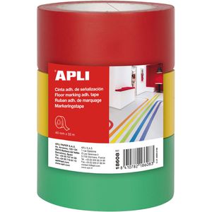 Produktbild für Bodenmarkierungsband APLI 18608, 3 Stück