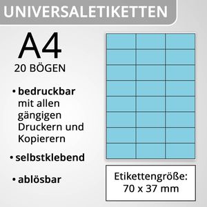 Produktbild für Universaletiketten Herma 4468 Special, blau