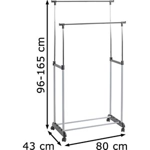 Produktbild für Garderobenständer Haku-Möbel Sama, silber