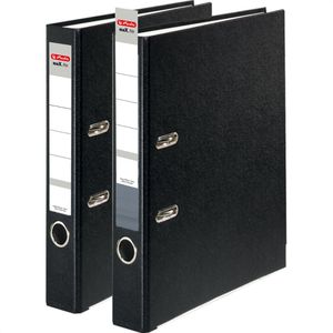 Produktbild für Rückenschilder Herlitz 9743154 maX.file, weiß