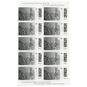 Briefmarken DeutschePost Set, 10 Stück à 95cent