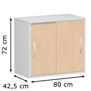 Produktbild für Schiebetürenschrank Geramöbel Flex 381501-BL, abschließbar