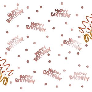 Konfetti Oblique-Unique 395, Happy Birthday, aus Kunststoff