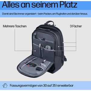 Produktbild für Handgepäck-Rucksack HP Travel Plus A2CE0AA