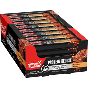 Power-System Proteinriegel Protein Deluxe, Hazelnut Nougat, je 55g, 15 Riegel