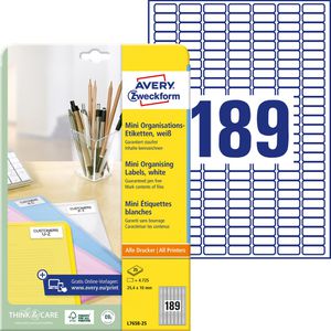 Universaletiketten Zweckform L7658-25, weiß