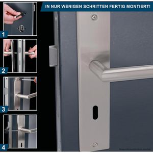 Produktbild für Drückergarnitur Alpertec Moskau Square BB