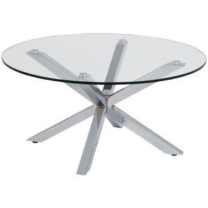 Couchtisch AC-Design Heaven, aus Glas / Metall, transparent