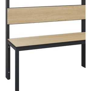 Produktbild für Umkleidebank CP-Möbel 8060-100, Sitzfläche Holz, 100 cm