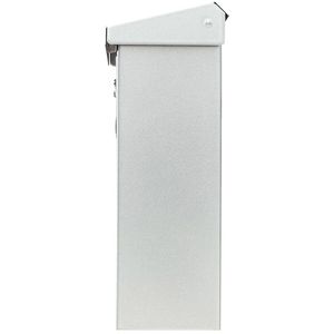 Produktbild für Briefkasten Burg-Wächter Journal 5867 Si, silber, aus Stahl