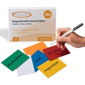 Magnetschilder ECENCE 24010101, 5 Farben