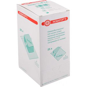 Produktbild für Vlieskompressen Nobamed Nobatop 8, 4-lagig, steril