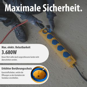 Produktbild für Steckdosenleiste Brennenstuhl Super-Solid 554, 2m
