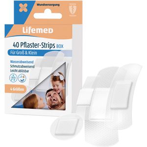 Pflaster Lifemed Erste-Hilfe-Box, 40 Strips