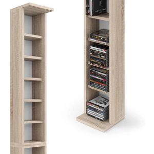 Produktbild für CD-Regal Vicco Jukebox, sonoma eiche