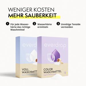 Produktbild für Waschmittel everdrop Vollwaschmittel, Zitrone, Lavendel, Zeder