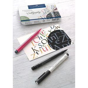 Produktbild für Kalligraphie-Stift Faber-Castell Pitt Artist Pen 167527, rosa