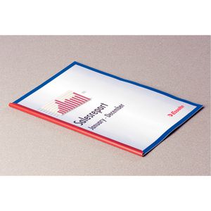 Produktbild für Klemmschiene Leitz 21789, A4, blau
