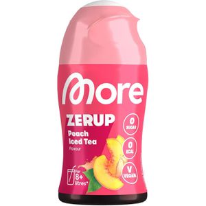 Sirup More Zerup Eistee Pfirsich, zuckerfrei