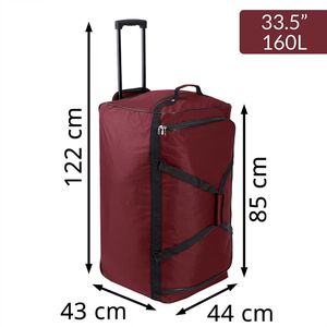 Produktbild für Reisetasche Monzana 101891, weinrot, 85 cm