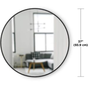 Produktbild für Wandspiegel Umbra Hub Wall 358370-040, rund