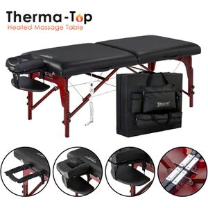 Produktbild für Massageliege Master-Massage Montclair aus Holz, mit Armauflage