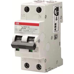 Produktbild für FI-Schutzschalter ABB M B16 F30, 30mA, Typ F